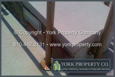 We get rust off of stainless steel railings and remove corrosion from corroded stainless steel railing finishes.